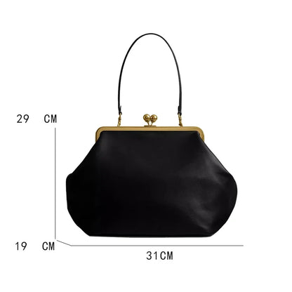 Kisslock Frame Handbag – Women's Luxury Evening Bag