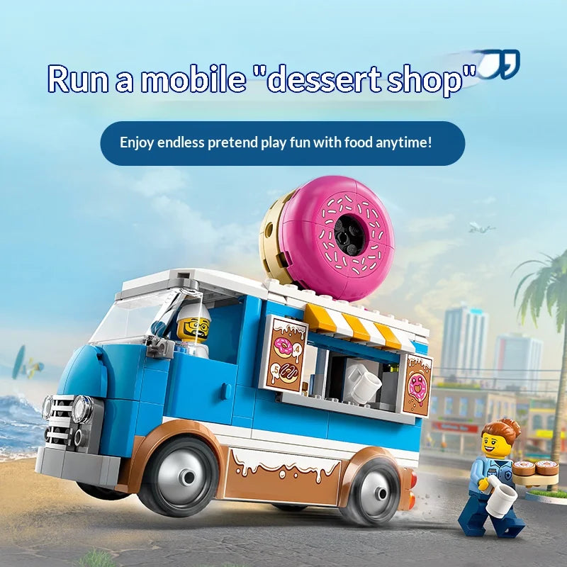 LEGO City 60452 Donut Van Building Set