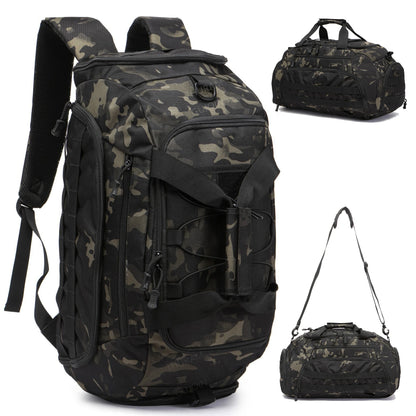 Tactical Gym Bag – 3-in-1 Convertible Backpack, Duffel & Sling with Shoe Compartment