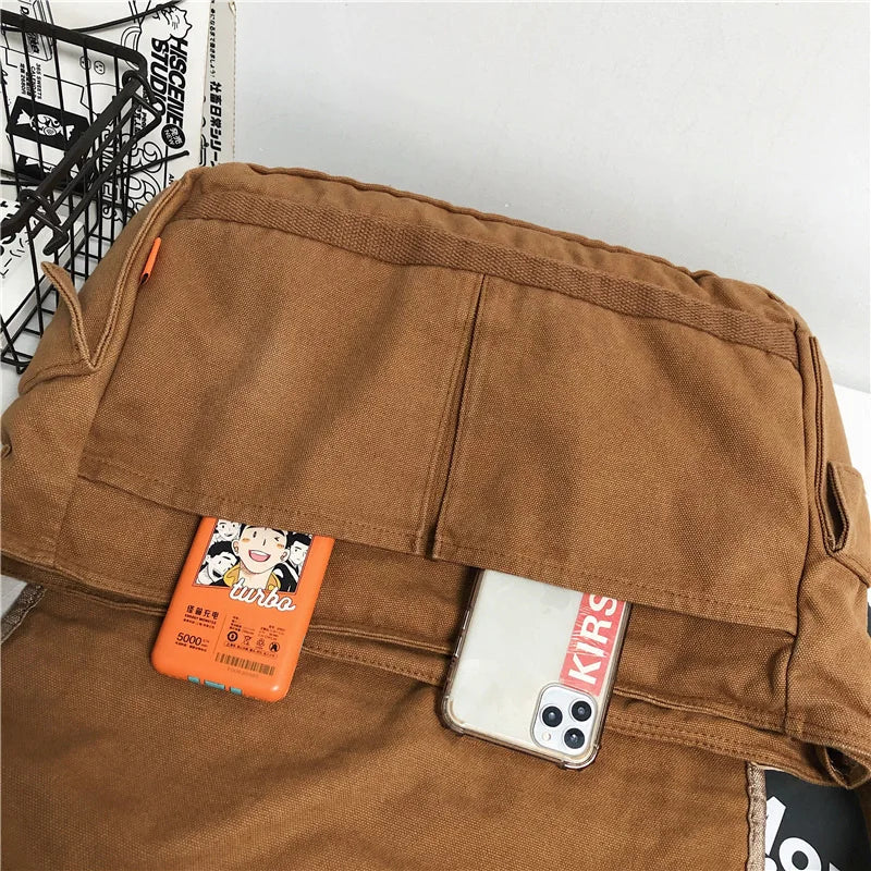 Canvas Messenger Bag – Large Capacity Women's Shoulder Bag