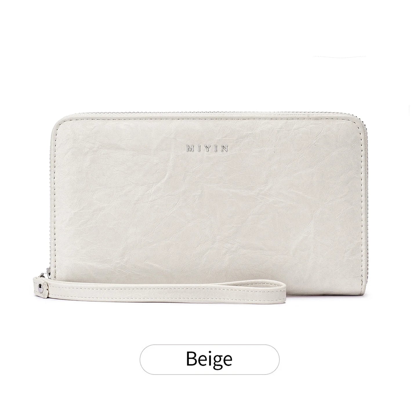 RFID Blocking Women's Large Accordion Wallet Clutch
