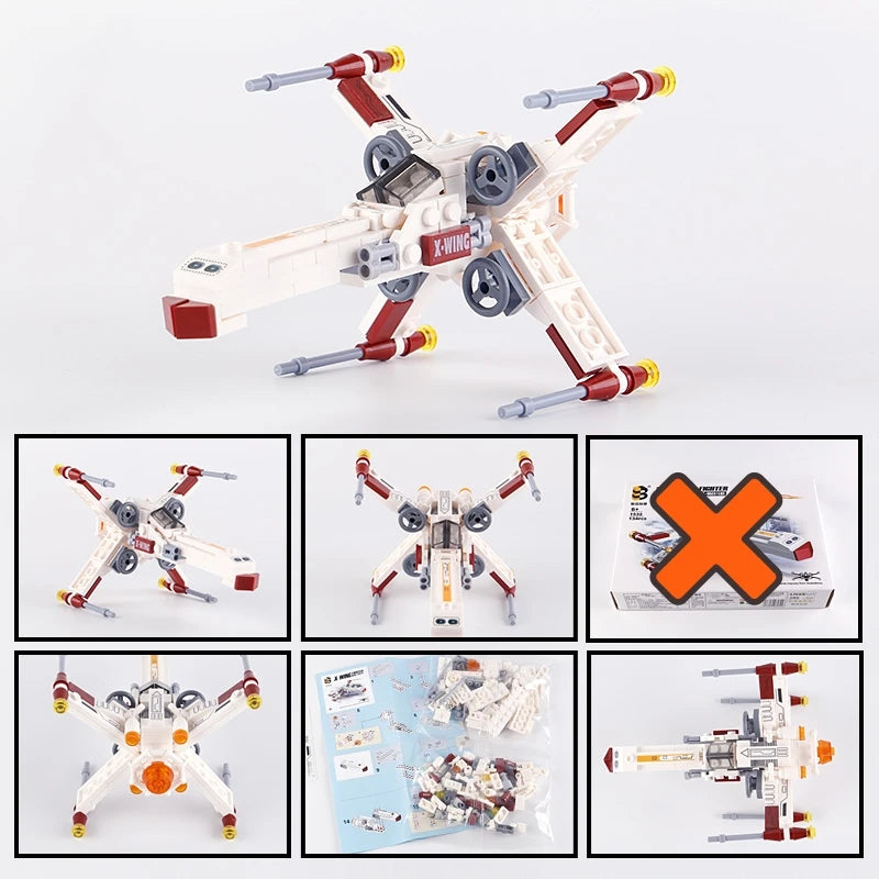 Space Warship Robot Building Blocks – Mini Fighter Model