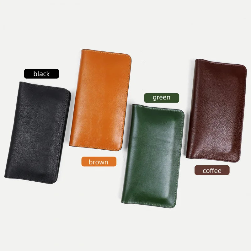 Leather Wallet Phone Case – Magnetic Clutch for iPhone & Samsung