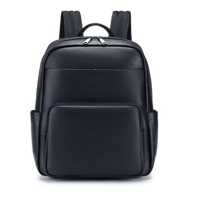 Genuine Leather Men's Large Backpack – Laptop & Travel Bag