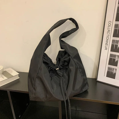 Large Capacity Nylon Shoulder Tote Bag for Women