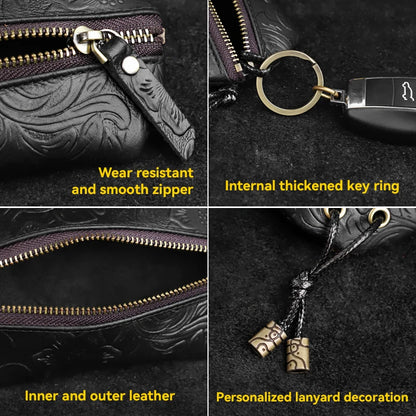 Genuine Leather Key Wallet & Car Key Holder for Men