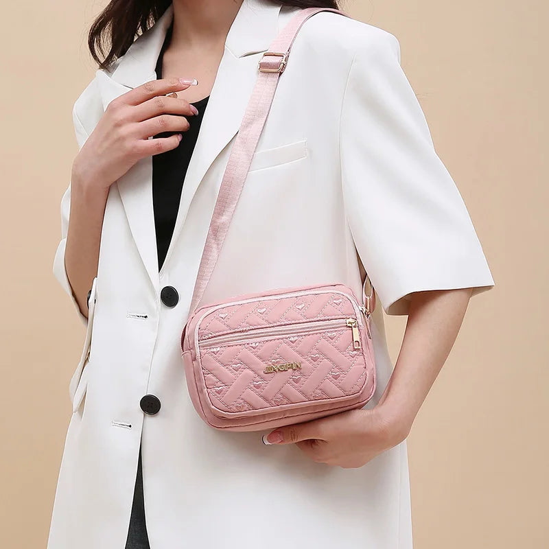 Waterproof Oxford Crossbody Bag for Women – Large Capacity Shoulder Purse