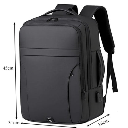 Large Capacity Laptop Backpack with USB Charging Port