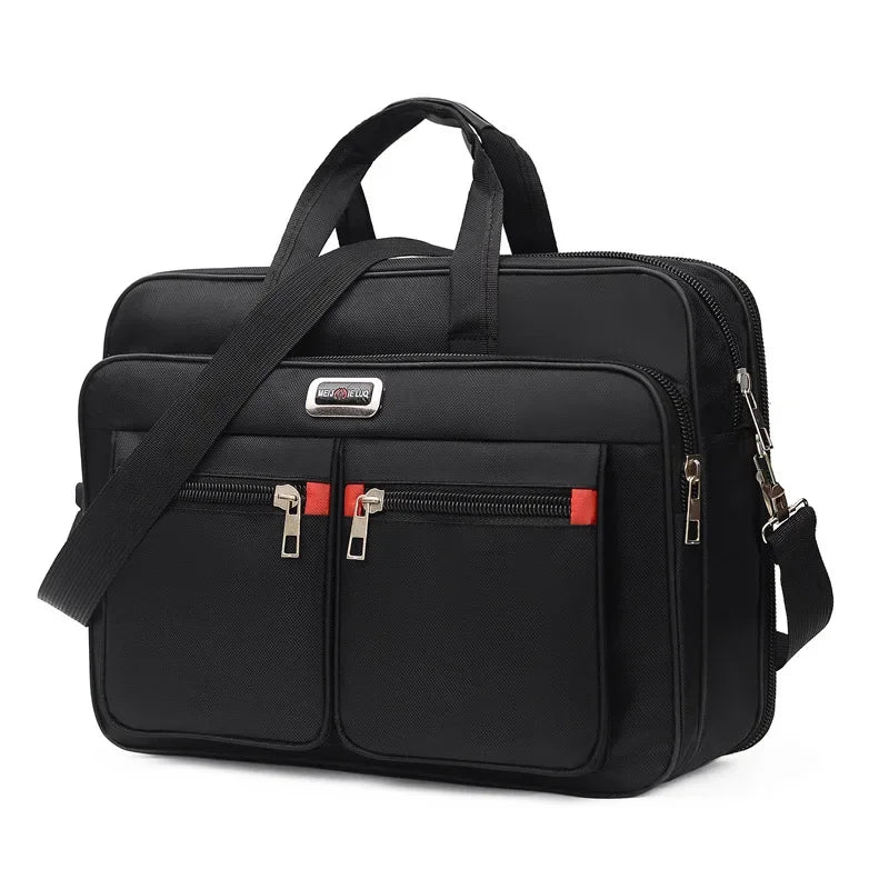 Large Capacity Laptop Briefcase – Business Travel Shoulder Bag