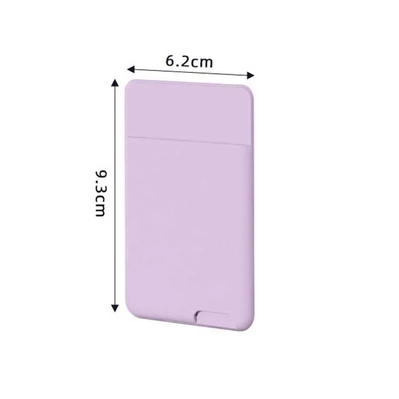 Silicone Phone Card Holder – Self-Adhesive Stick-On Wallet