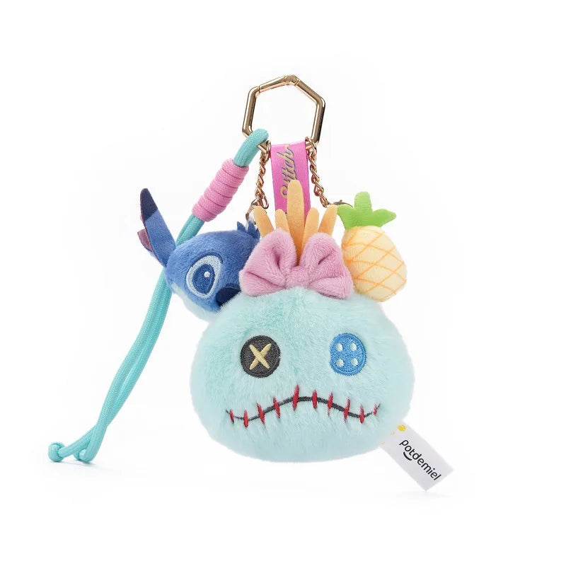 Stitch Plush Keychain – Cute Backpack Pendant & Bag Charm