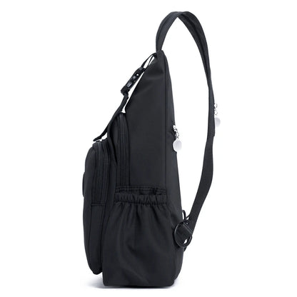 Crossbody Sling Backpack for Women – Large Capacity Nylon 2-in-1 Bag