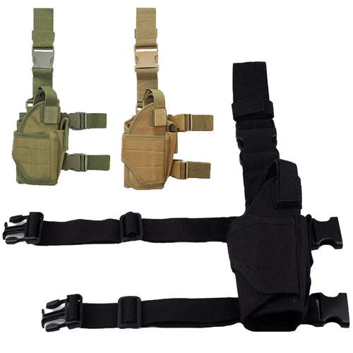 Tactical Drop Leg Holster Nylon Pistol Holster Adjustable Belt Airsoft