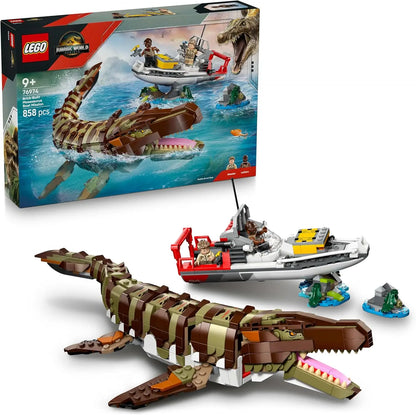 LEGO Jurassic World 76974 Mosasaurus Boat Mission Set