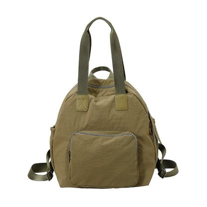 Women's Lightweight Nylon Backpack – Large Capacity Multi-Pocket Daypack