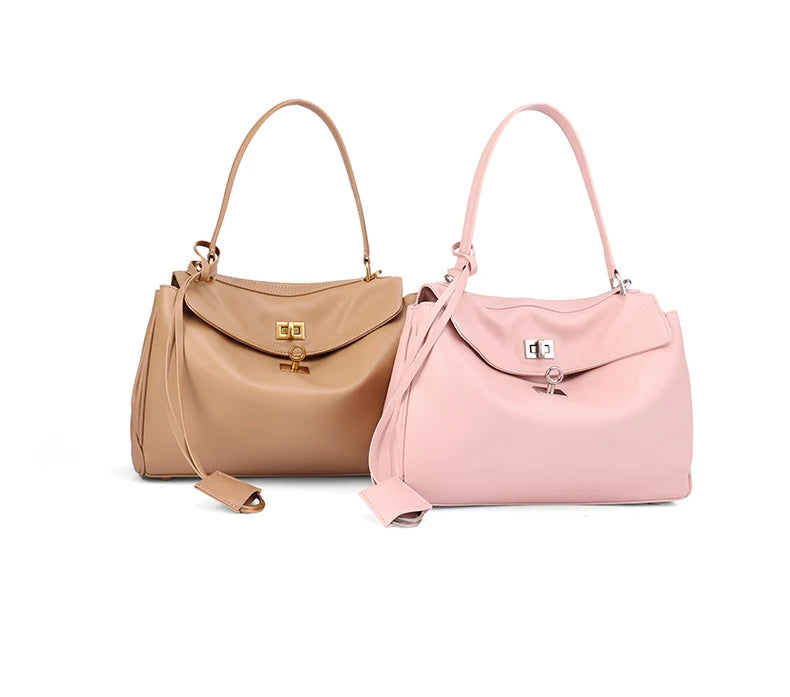 Women's Genuine Leather Large Capacity Tote Bag