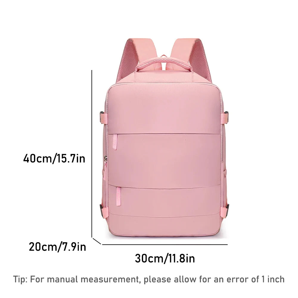 Expandable Travel Backpack with Laptop Compartment – Carry-On Business Bag