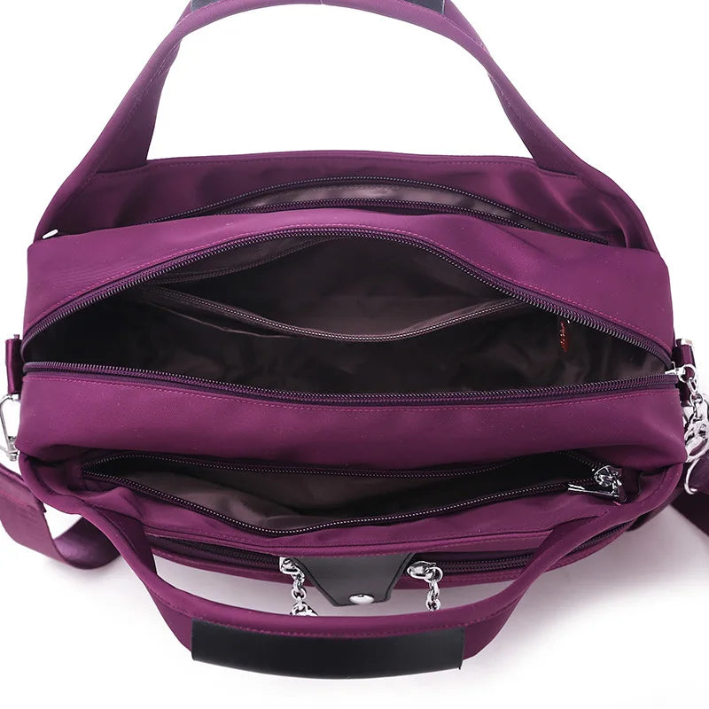 Multifunction Oxford Crossbody Shoulder Bag for Women
