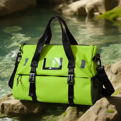 Sports Gym Duffel Bag with Independent Shoe Compartment