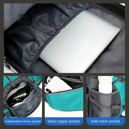 Hiking Backpack 50L Outdoor Sport Travel Bag with Reflective Strip