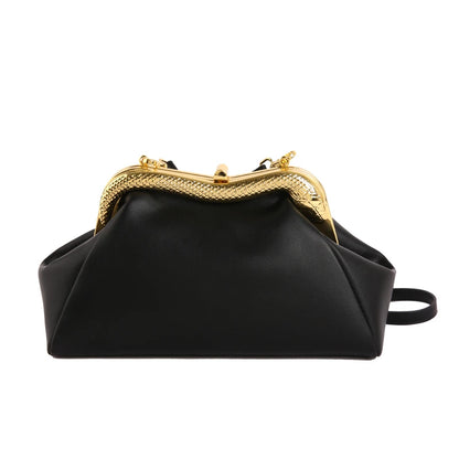 Luxury Evening Clutch Bag – Women's Elegant Chain Purse for Wedding & Party