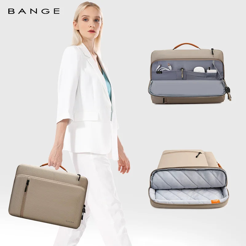 BANGE Slim Laptop Sleeve Bag – Shockproof Briefcase 14–15.6"