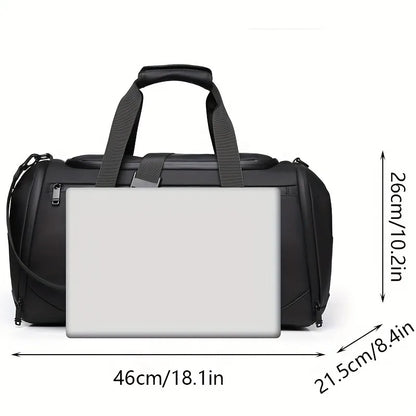 Oxford Duffel Bag Large Capacity Sports & Travel Gym Bag with Shoe Compartment