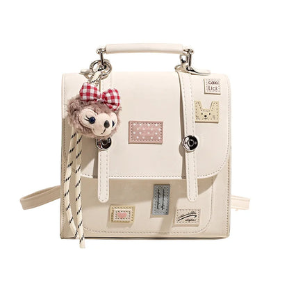 Cute Mini Backpack for Women – Korean Aesthetic Satchel Bag