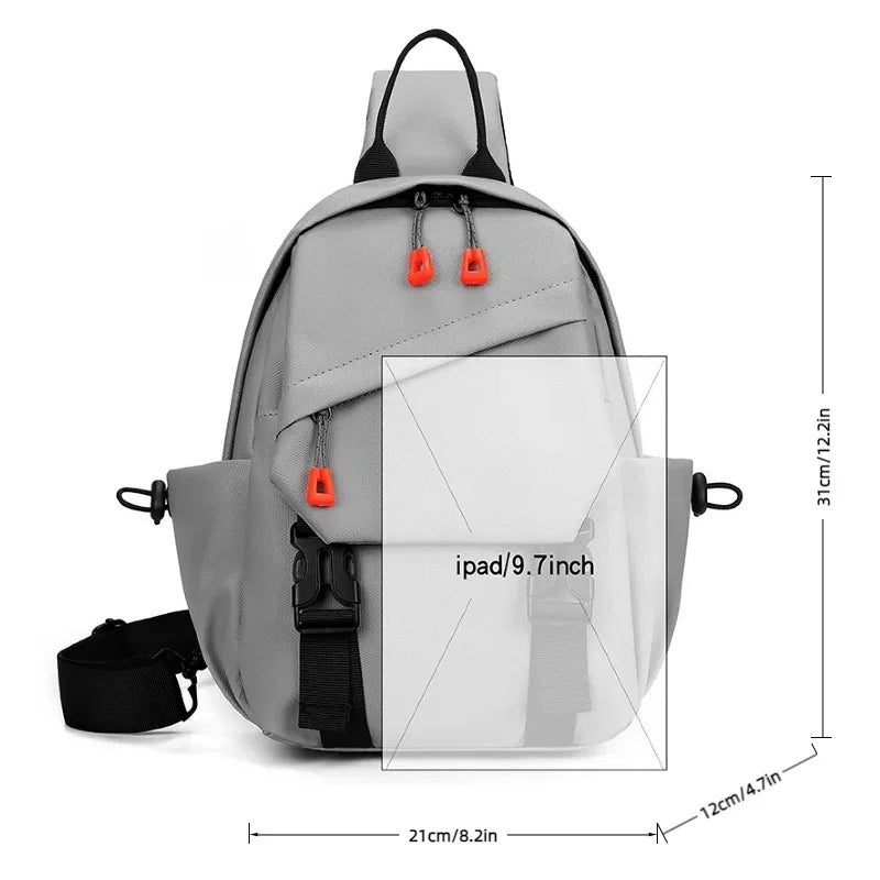 Men's Outdoor Sports Sling Bag – Multi-Pocket Chest Pack