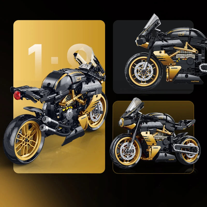 Racing Motorcycle Building Blocks Set – 506 Pcs