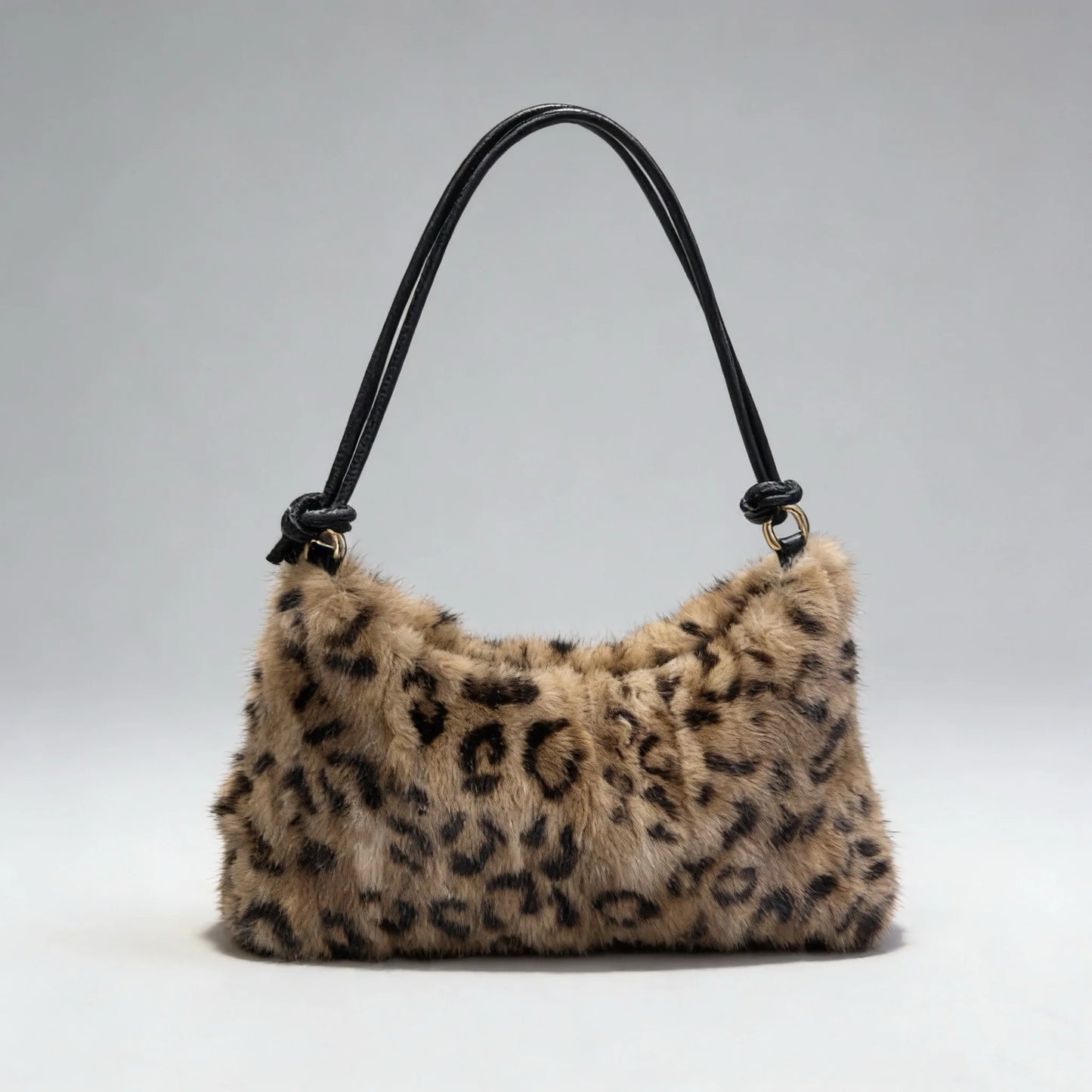 Faux Fur Shoulder Bag – Luxury Women's Crossbody Handbag