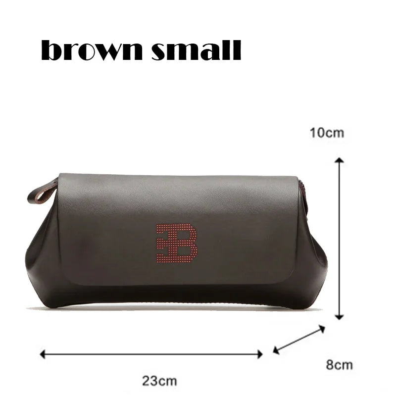 Men's Genuine Leather Clutch Bag – Luxury Business Handbag