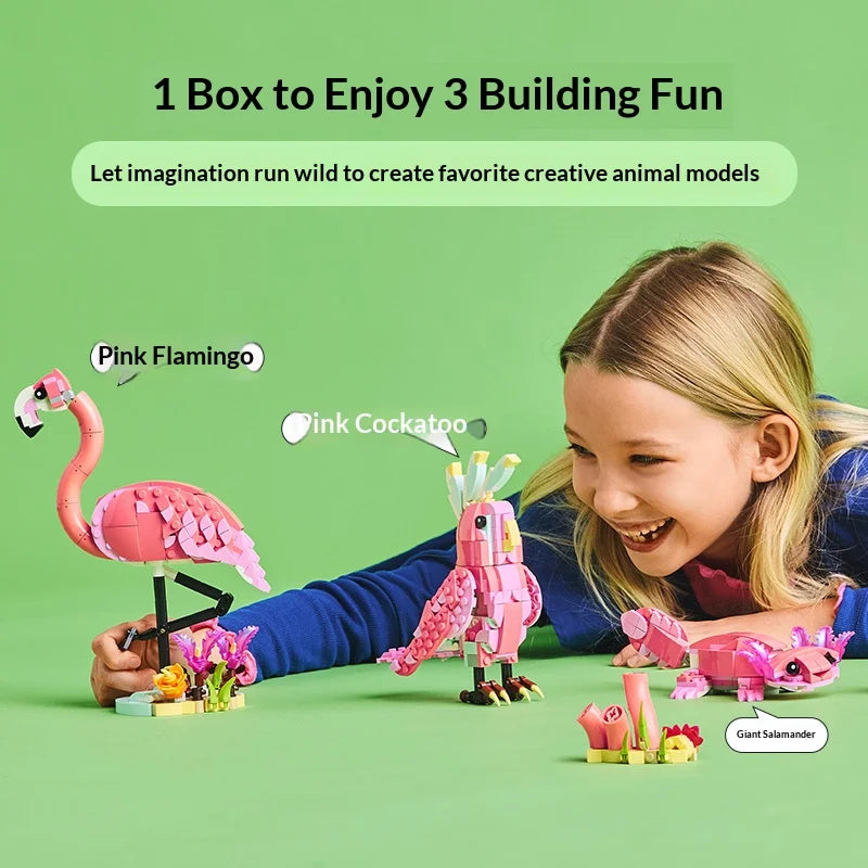 LEGO Creator 3in1 Pink Flamingo Set 31170 – Build 3 Animals