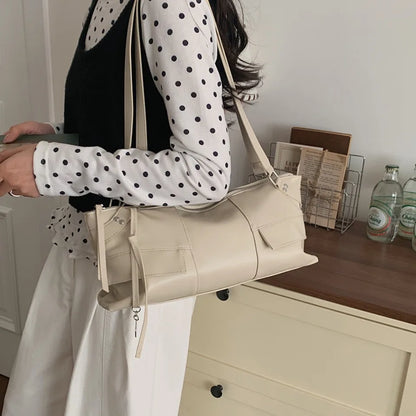 Oil Wax Leather Crossbody Bag – Women's Soft Shoulder Handbag