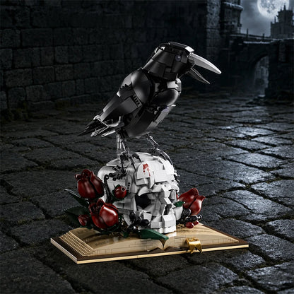 Gothic Crow & Skull MOC Building Blocks Set – 1358pcs