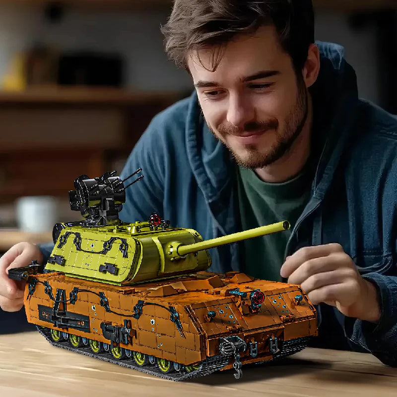 Panzer VIII Maus Tank MOC Set – 1:28 Scale Military Bricks