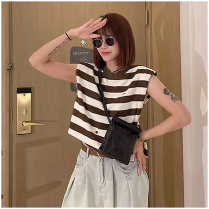 Korean Pleated Leather Crossbody Bag – Trendy Folding Square Phone Bag