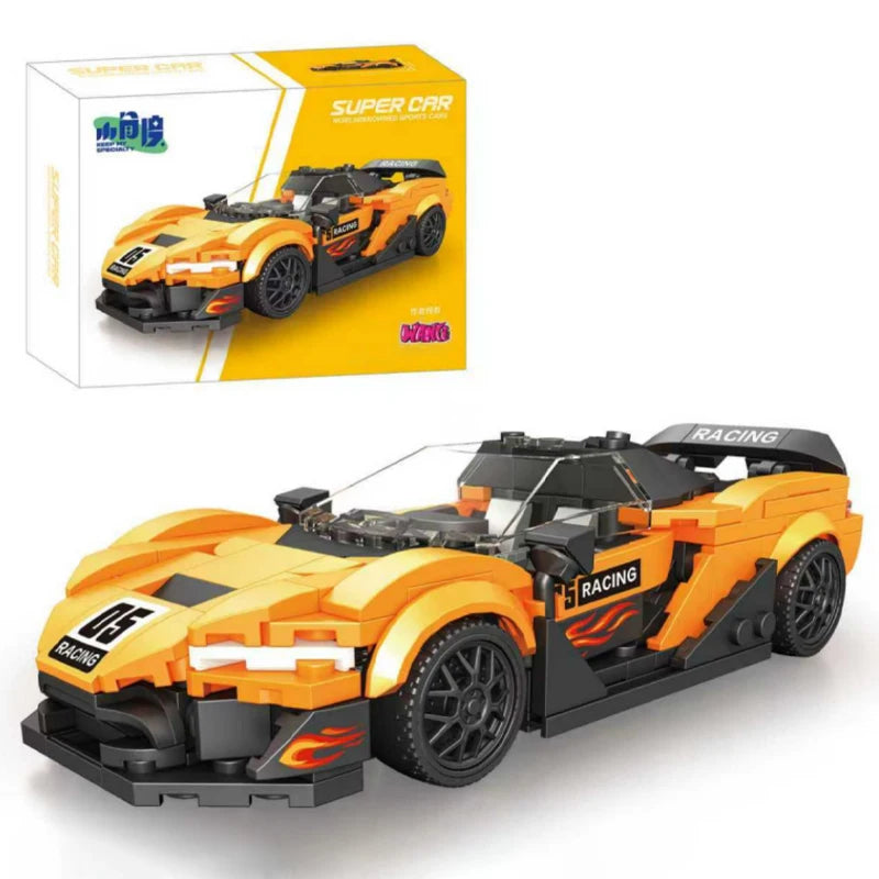 Speed Racing Car Building Blocks Set – 1:24 Scale Supercar Brick Model