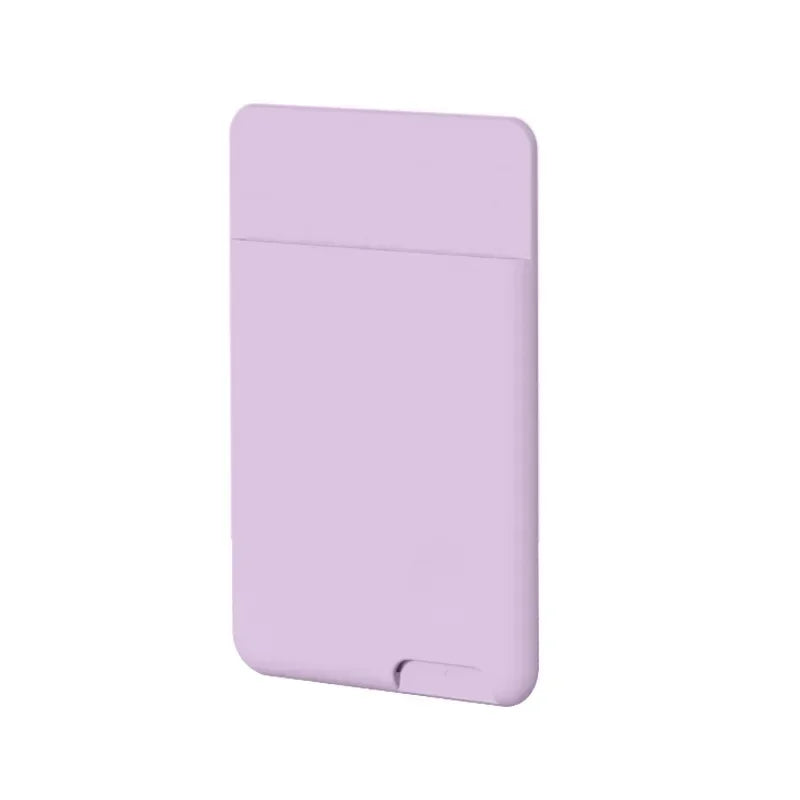 Silicone Phone Card Holder – Self-Adhesive Stick-On Wallet