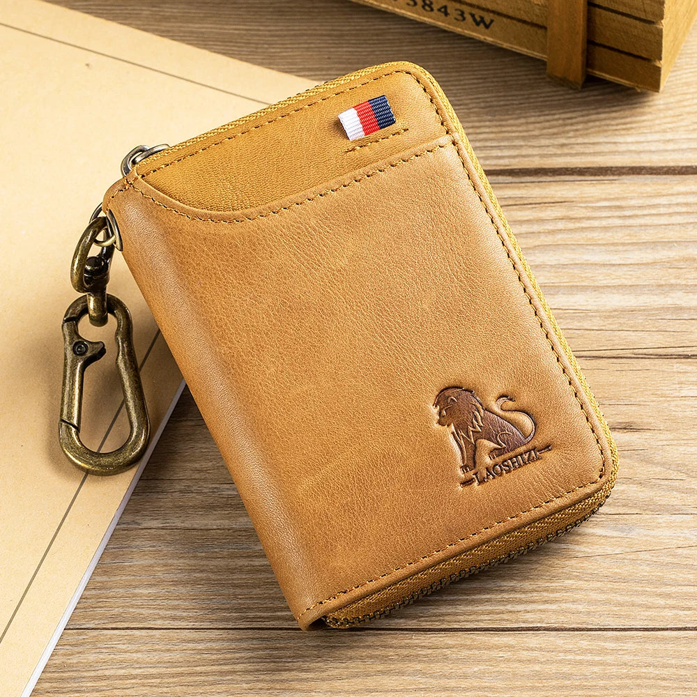 Genuine Leather Key Wallet & Card Holder for Men