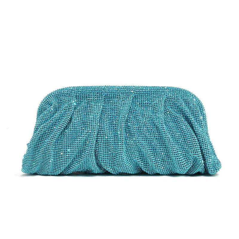 Crystal Evening Clutch Bag – Women's Diamond Party Purse
