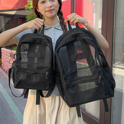 Mesh Backpack – Lightweight Foldable School & Gym Bag