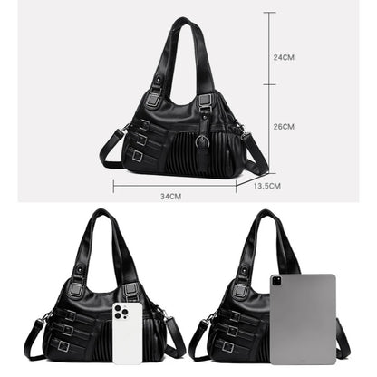 Luxury Leather Women's Shoulder Bag – Designer Hobo Handbag