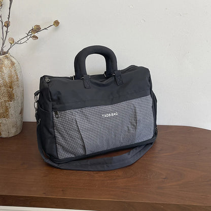 Expandable Travel Duffle Bag with Detachable Shoulder Strap
