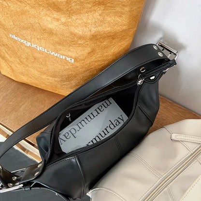 Y2K Motorcycle Shoulder Bag for Women