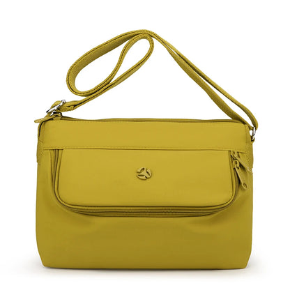 Waterproof Nylon Crossbody Bag – Lightweight Multi-Pocket Shoulder Bag