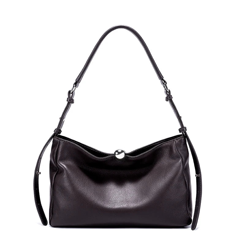 Women's Genuine Leather Crossbody Bag Large Capacity