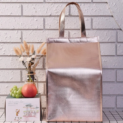 Insulated Thermal Bag – Aluminum Foil Foldable Cooler Tote
