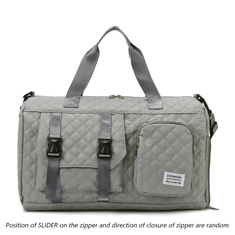 Nylon Travel Duffle Bag – Sports Gym & Overnight Shoulder Bag