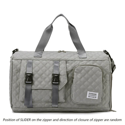 Nylon Travel Duffle Bag – Sports Gym & Overnight Shoulder Bag